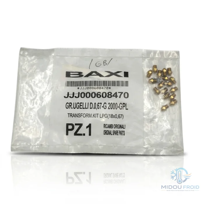 JEUX DE BEC GB CHAUDIÈRE BAXI/CHAPPE REF 608470