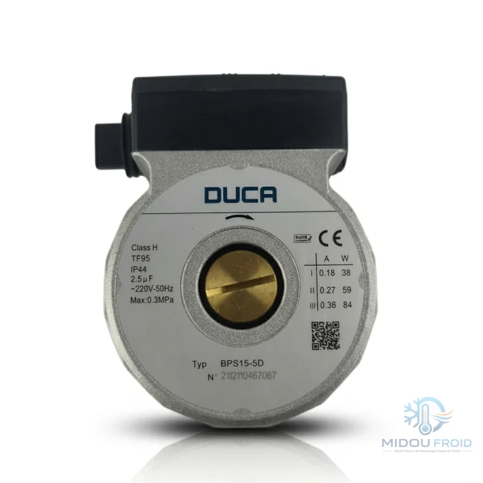 POMPE CHAUDIÈR DUCA 84W — 2