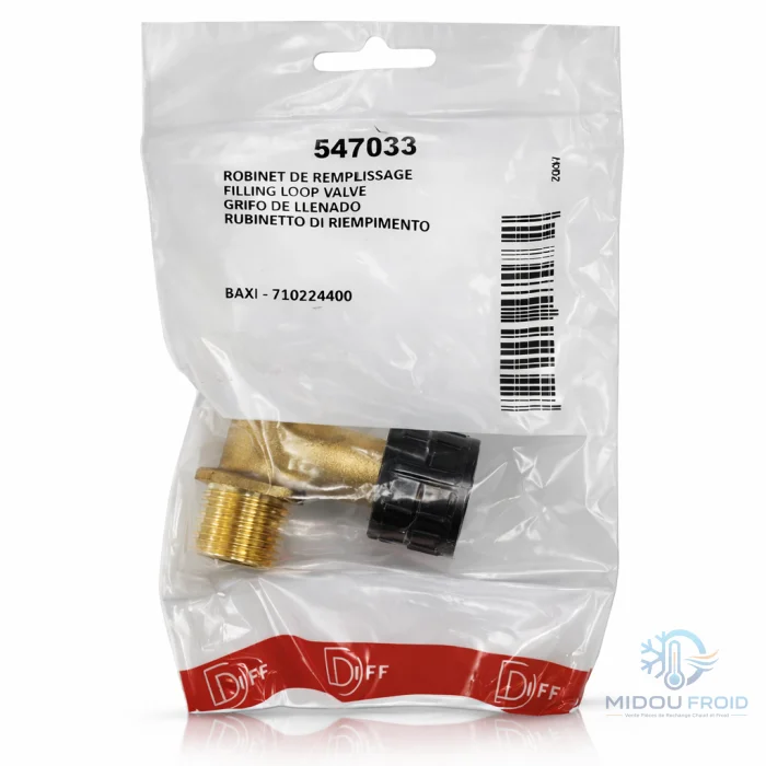 ROBINET DE REMPLISSAGE BAXI ORIGINAL 547033 — 1