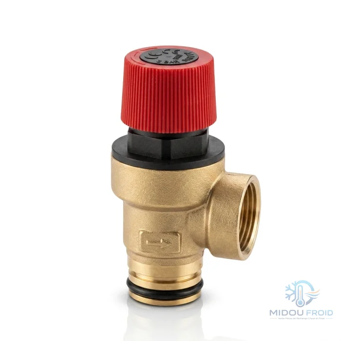 SOUPAPE DE SÉCURITÉ 3 BAR FEMELLE BRONZE — 2