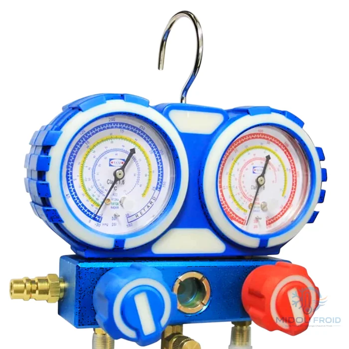 JEUX MANO MANIFOLD + FLEXIBLE R22 .R410 R404.R134 — 2