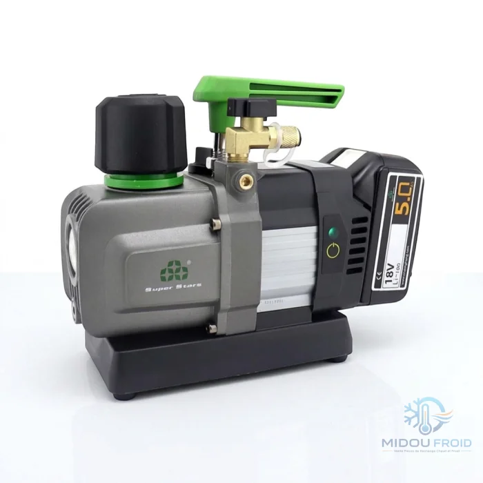 POMPE À VIDE BATTERIE 1/4HP –18V SUPER STARS — 2