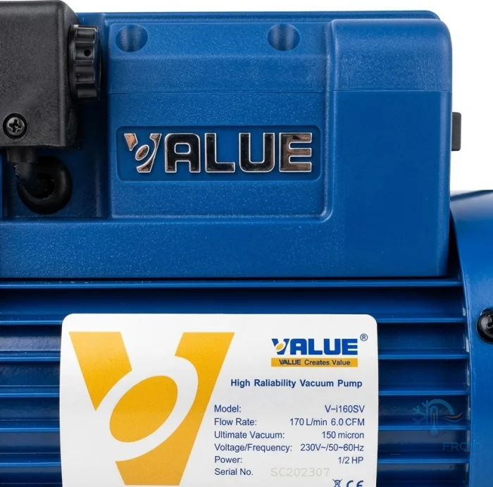 POMPE A VIDE –MARQUE VALUE réf–V-I160SV 1 STAGE — 3
