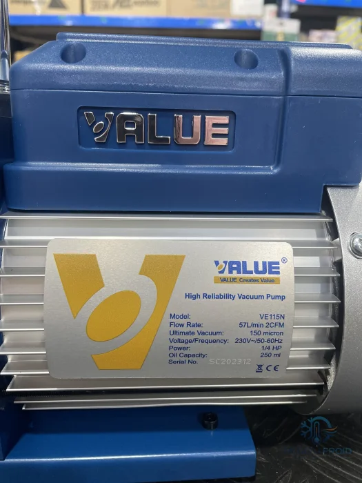 POMPE A VIDE VALUE 115N –1 étage — 2