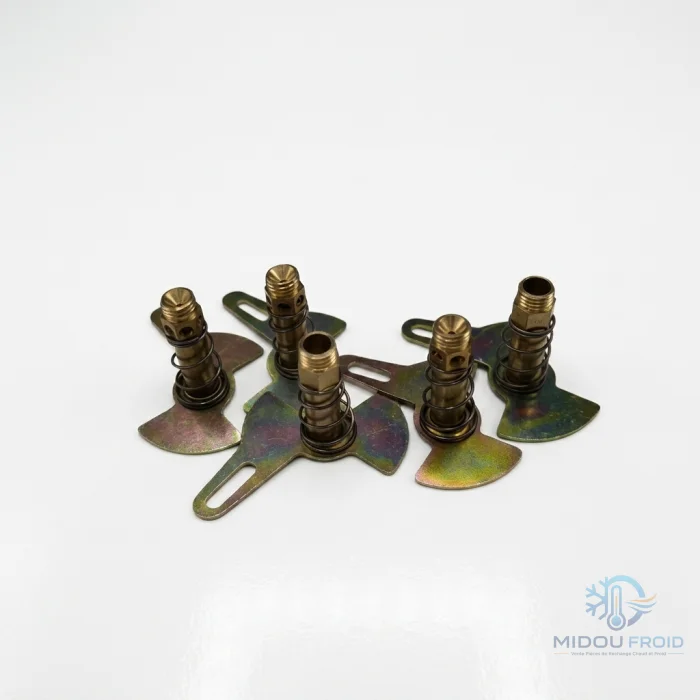 JEUX DE BEC RECHAUD INOX GAZ BUTANE 5PCS