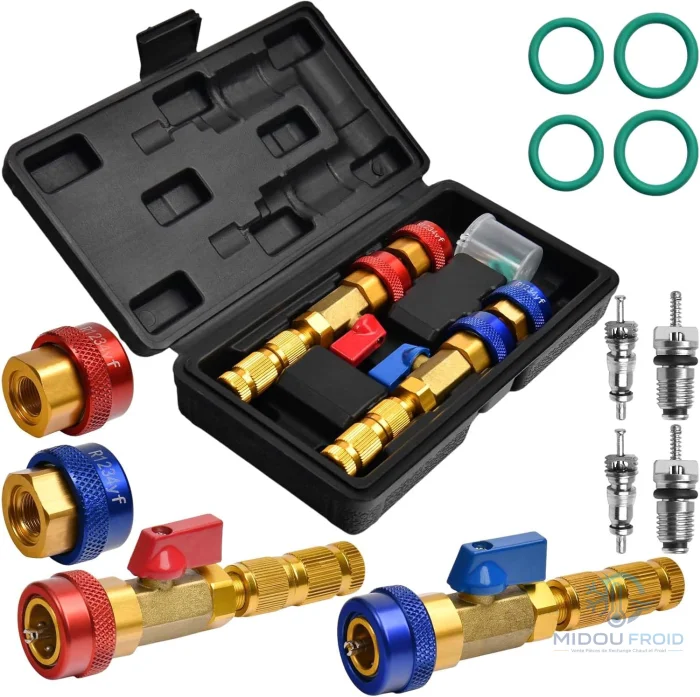 KIT DEMONTE VALVE AUTO R134/R1234 — 2