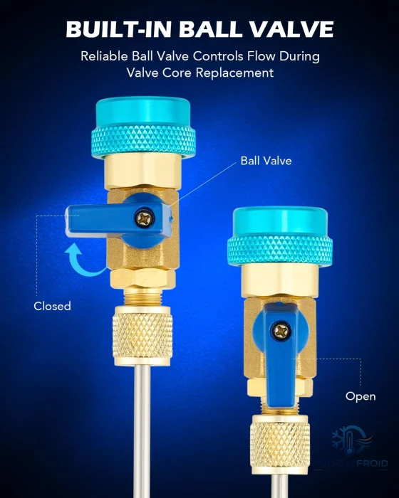 KIT DEMONTE VALVE AUTO R134/R1234 — 3