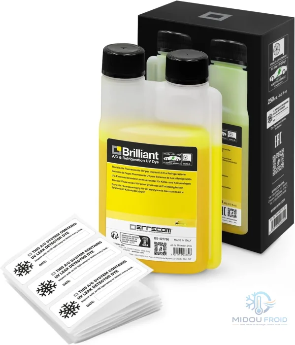 LIQUID DETECTEUR DE FUITE ULTRAVIOLET 350ML — 2