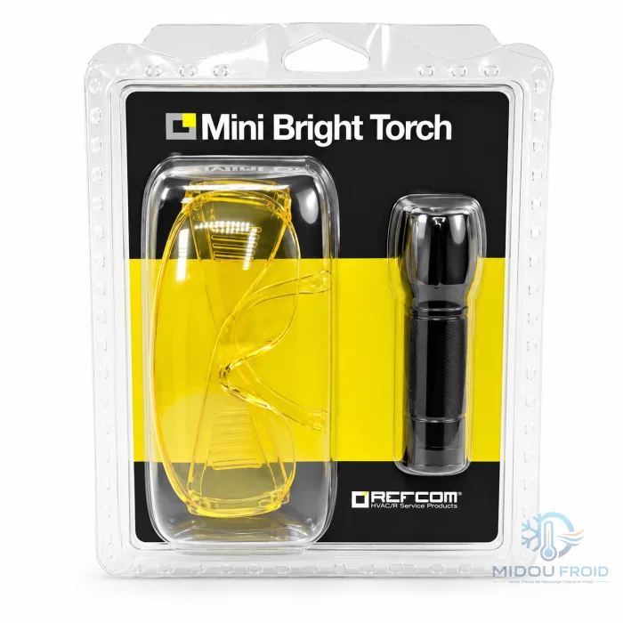 LAMPE TORCHE UV + LUNETTE DE PROTECTION ERRECOM