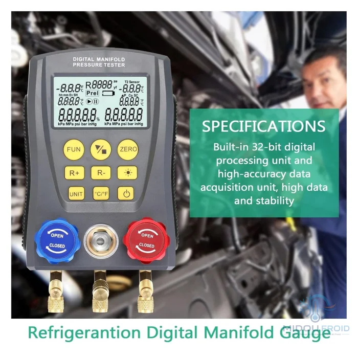 MANO 2 VOIES DIGITAL MANIFOLD PRESSURE TESTER — 4
