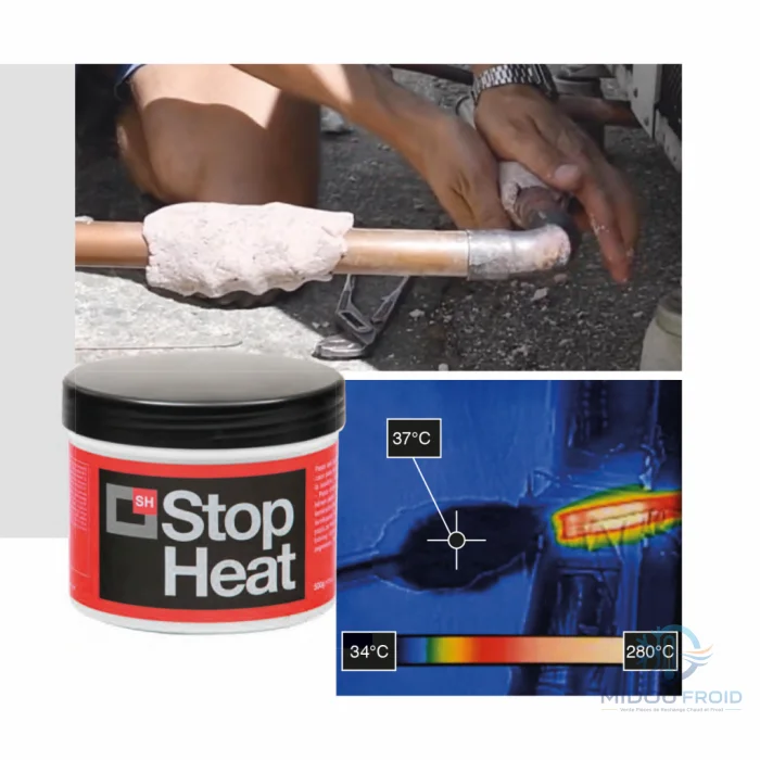 PATE RESISTANTE A LA CHALEUR POUR LE SOUDAGE – STOP HEAT – 500 gr — 2
