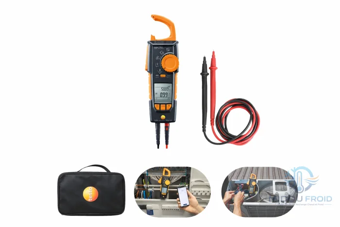 PINCE AMPEREMETRIQUE NUMÉRIQUE TESTO 770-3 AVEC BLUETOOTH