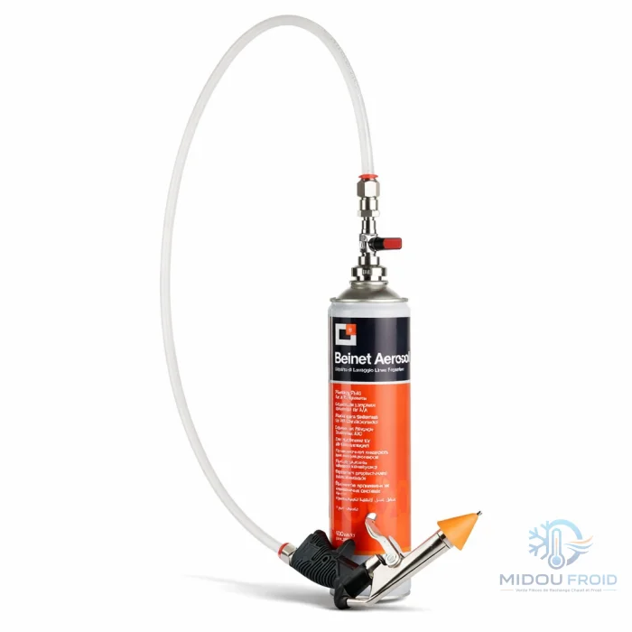 PISTOLET DE BOUTEILLE PRODUITS NETTOYAGE CIRCUITS FRIGORIFIQUE