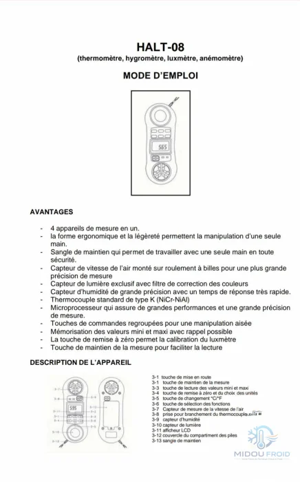 REFCO SANS TEMPERATEUR POUR HALT-08-TS — 4