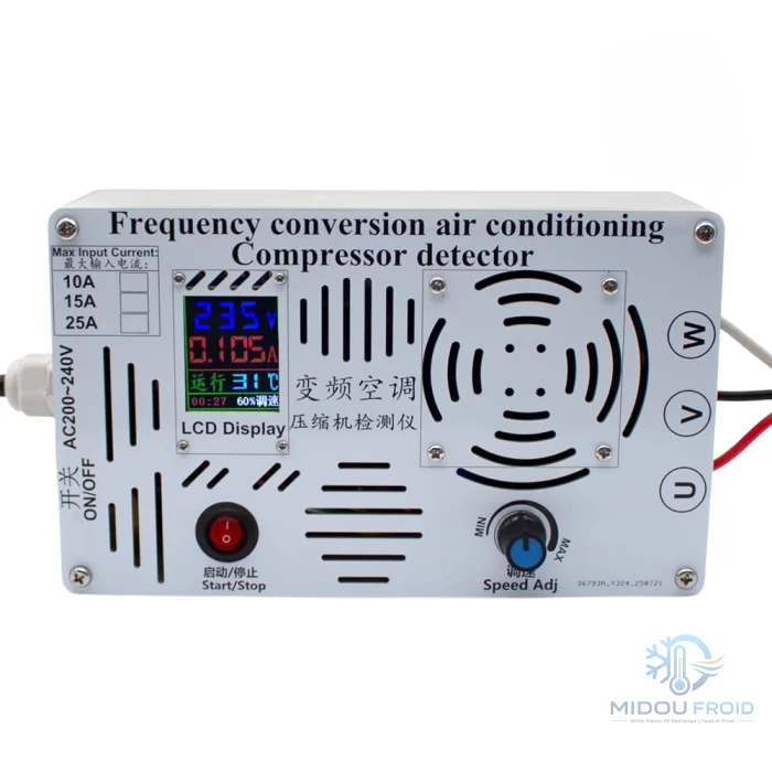 TESTEUR DE COMPRESSEUR CLIMATISEUR INVENTER