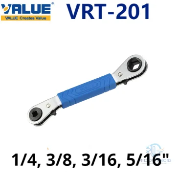 VALUE CLE A CLIQUET 1/4″- 3/16″ -9/16″- 1/2″ VRT202 — 3