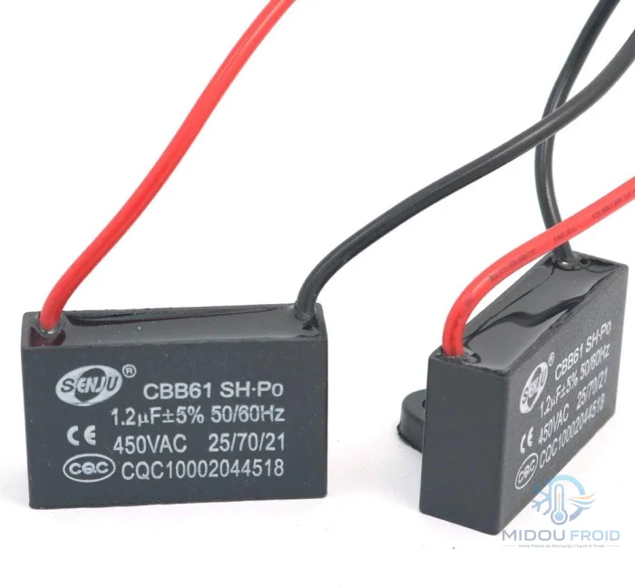 CONDENSATEUR CLIM 1.2UF CABLE