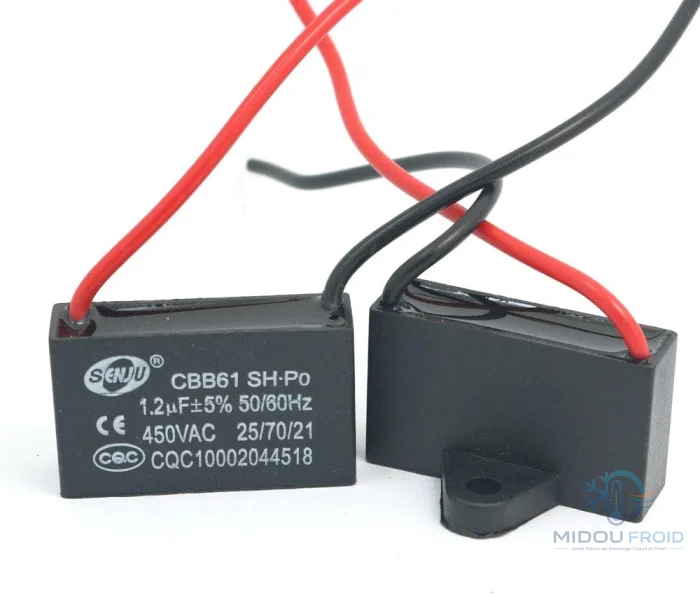 CONDENSATEUR CLIM 1.2UF CABLE — 2