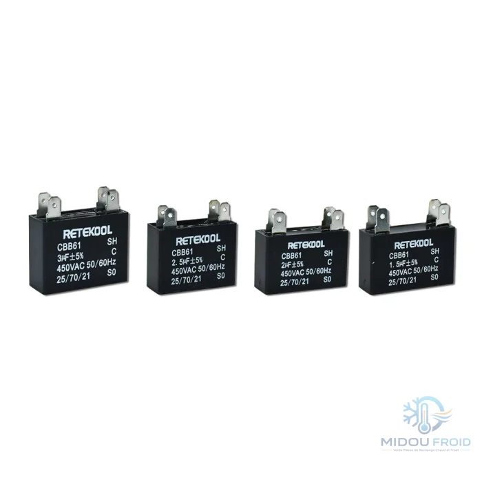 CONDENSATEUR CLIM 1.5UF–450VAC — 2
