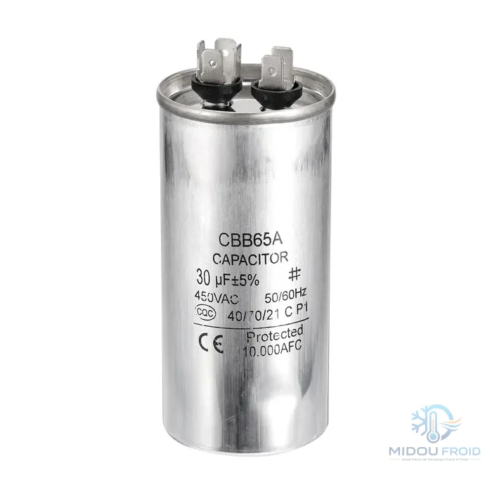 CONDENSATEUR CLIM 30UF-450VAC