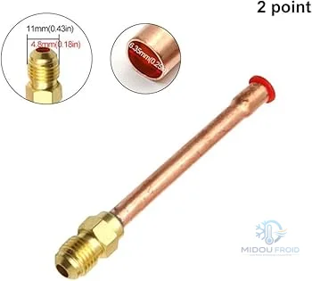 MAMELON ASOUDI CLIM 1/4 +TUBE CUIVRE — 2