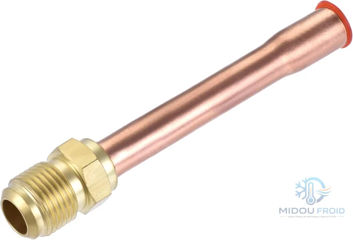 MAMELON ASOUDI CLIM 3/8 +TUBE CUIVRE