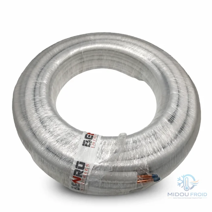KIT CLIM CUIVRE 1/4″-3/8″ –30M–9000BTU * 12000BTU