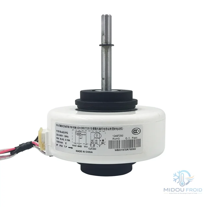 MOTEUR VENTILO CLIM INTERIEUR 20W- ROTATION DROIT — 3