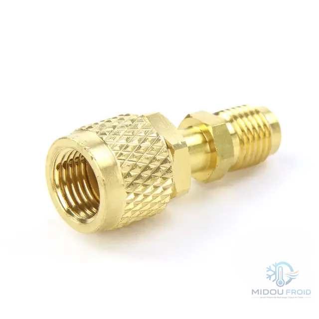 RACCORD ADAPTATEUR R410–MALE -FEMELLE+POUSSOIR — 2