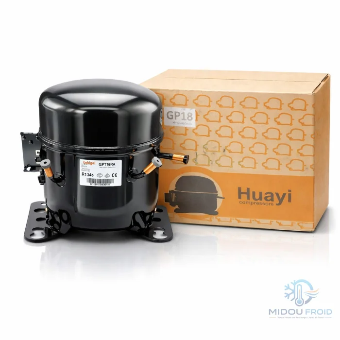 COMPRESSEUR HUAYI /CUBIGEL GPT18 -RF–GPT18RA R134