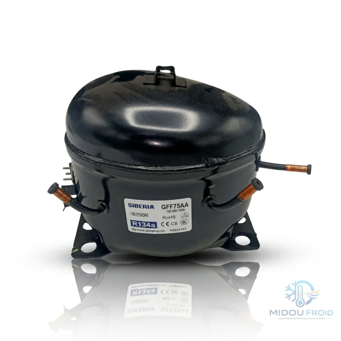 COMPRESSEUR SIBERIA GFF75AA 1/4 -R134A