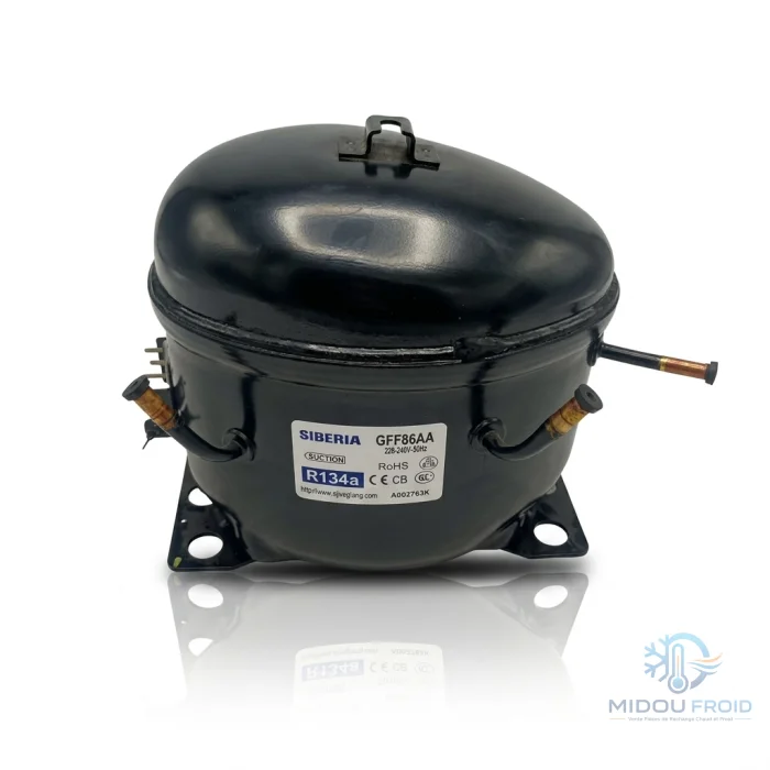 COMPRESSEUR SIBERIA GFF86AA 1/4+ R134 — 1