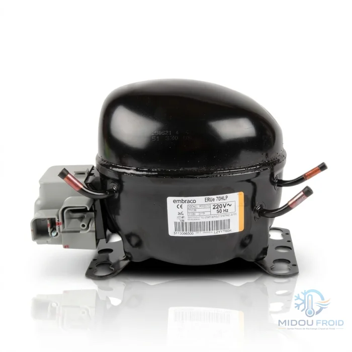COMPRESSEURS EMBRACO 1/5 R134 ref Erue 70hlp