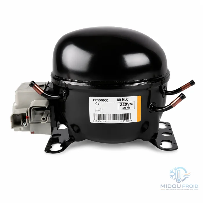 COMPRESSEUR EMBRACO EM2Z80 HLC 1/4 R134