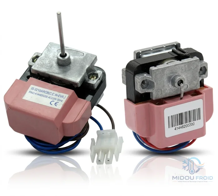 MOTEUR VENTILO ROSE AXE LONG