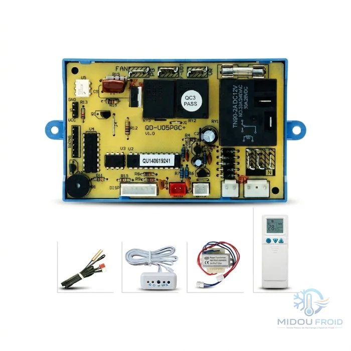 CARTE CLIM UNIVERSAL A/C CONTROL SYSTEM BLEU AVEC CONDENSATEUR — 2